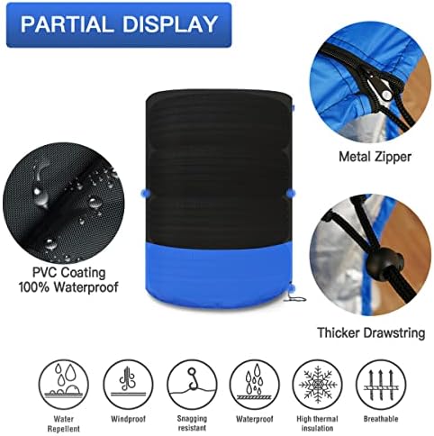 Kayme Seasonal Spare Tire Storage Cover Fit 35 Inch Tire Diameter - Image 4