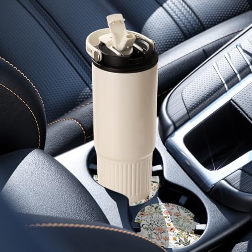 2 Pack Car Coasters for Cup Holders, Cute Car Accessories Interior - Image 6