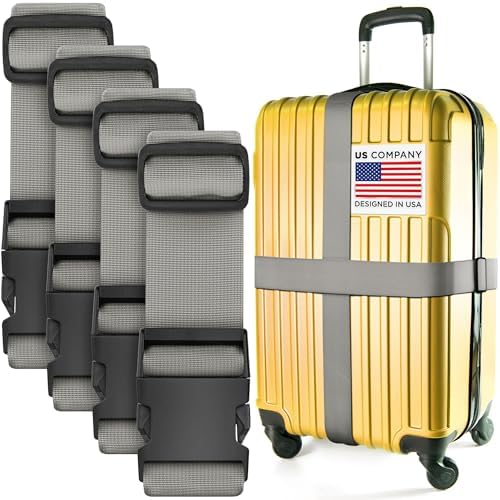 Luggage Straps for Suitcases by BlueCosto
