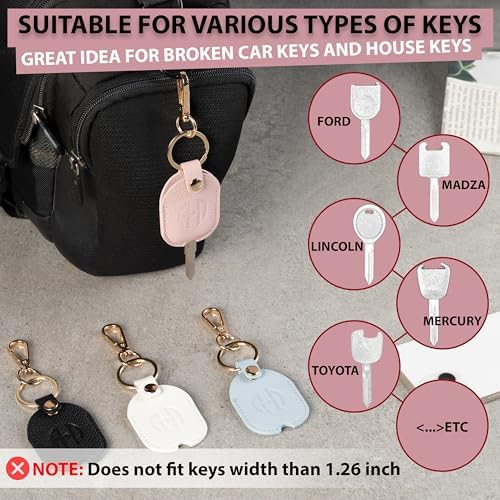 Leather Key Cover for Broken Car Key Loop Replacement - Image 5