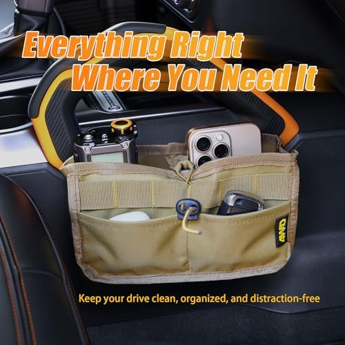 Seat Back Storage Bag for Ford Bronco 2021-2025, MOLLE Tactical Organizer for - Image 3