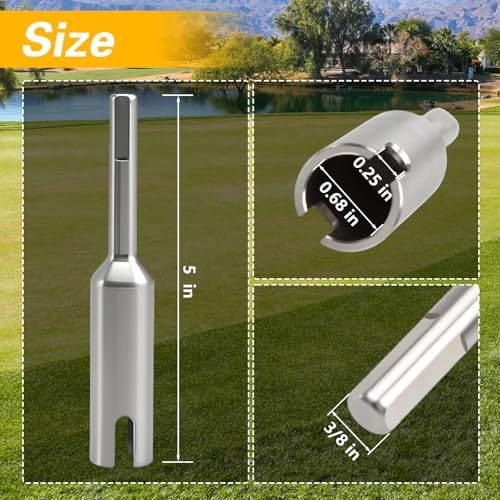 Upgraded Stainless Steel Scissor Jack Slotted Drill Attachment, 3/8" Shank - Image 2