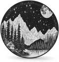 Rv Spare Tire Cover Wheel Mountain Moon Forest Tire Covers Wheel Protectors by FengQuGou