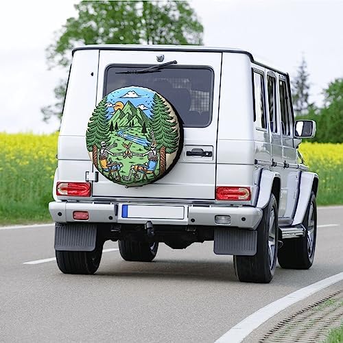 Skull Camping Spare Tire Cover 16 inch - Image 6