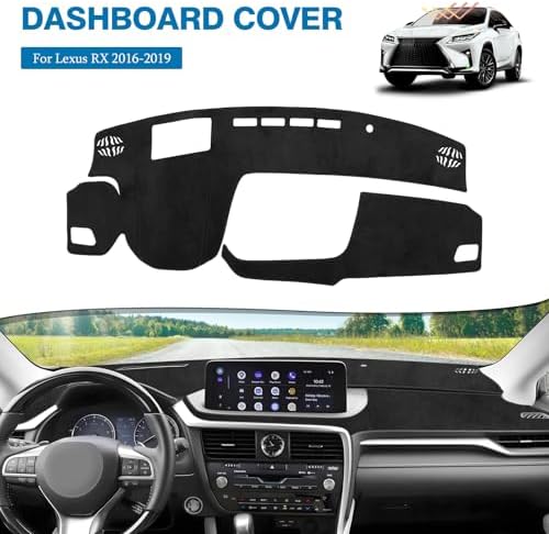 FIILINES Dash Cover for 2016-2019 Lexus RX RX350/RX200t/RX450h, Dashboard Mat - Image 2