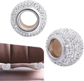 2 PCS Bling Car Headrest Collars, Crystal Head Rest Decor Collars, Interior by Unknown