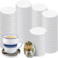 Frienda 24 Pieces Ceramic Car Sublimation Blanks Cupholders Sandstone DIY by Frienda