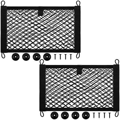 Frienda 4 Pcs Small Cargo Net Boat Storage Mesh Netting, 17.7 X 9.8 Inches by Frienda