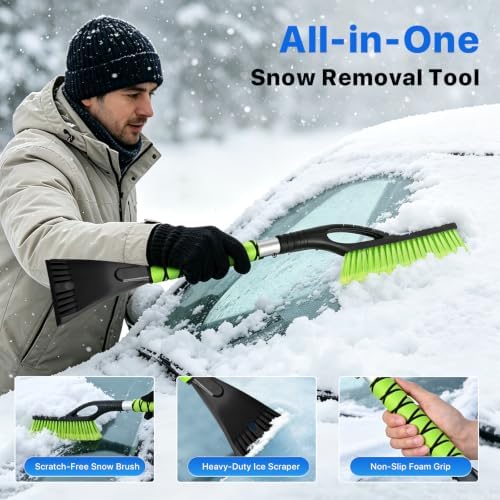 OUSHASAA 27 in Snow Brush and Ice Scraper - Image 2