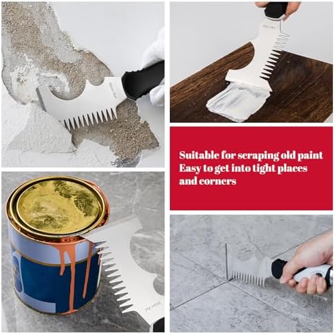 Mister Rui 5-in-1 Paint Brush Comb & Roller Cleaner, Hammer Base - Image 5