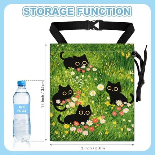 Cute Black Cat Car Trash Bag - Image 2