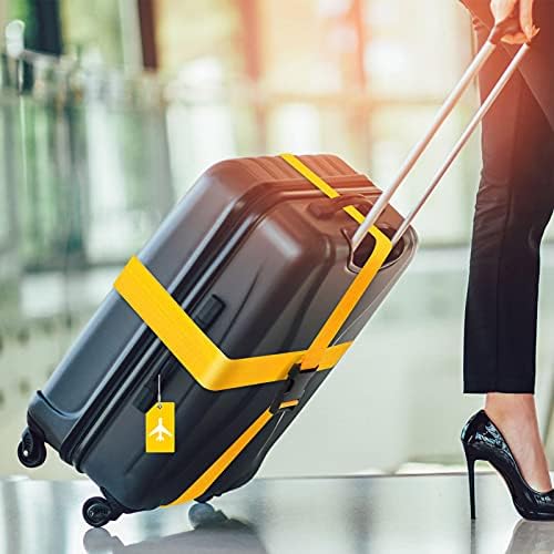 Weewooday 8 Pcs Luggage Straps Suitcase Tags Set - Image 5