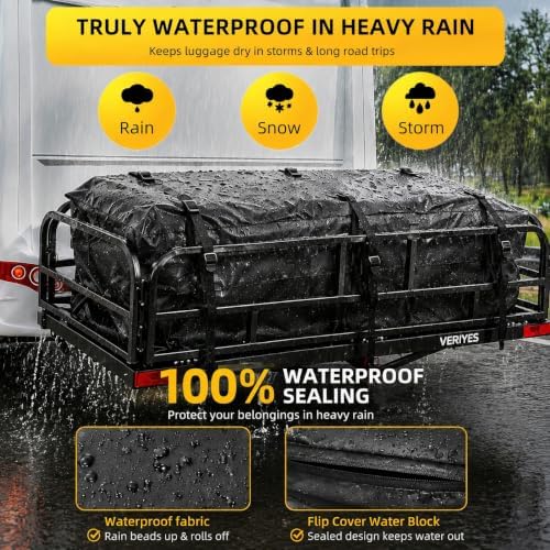 Hitch Cargo Carrier 60" x 24" for SUV, Truck & Jeep - Image 4