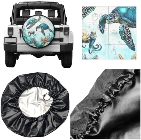Funny Sea Turtles Spare Tire Cover - Image 3