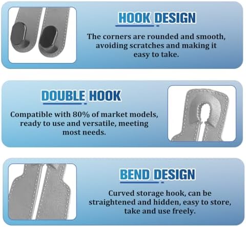2PCS Car Seat Headrest Hook, Auto Backseat Hanger Holder - Image 4