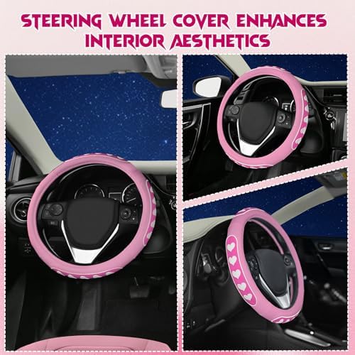 Ventilated Heart-Shaped Steering Wheel Cover - Image 6
