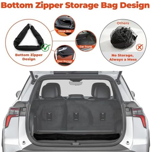 3-Layer Cargo Net for Kia Telluride 2020-2027, Zoned Storage Trunk Net - Image 4