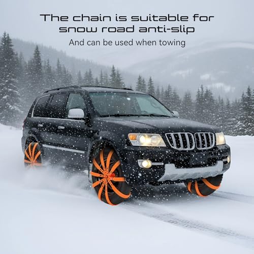 BBTO 20 Pcs TPU Snow Tire Chains Emergency Anti Skid Straps - Image 6