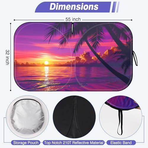 Windshield Sun Shade, Car Sun Shade Windshield - Image 5