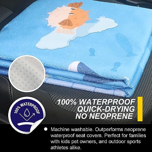 Back Seat Cover for Car Trucks Van SUV Jeep, Waterproof Rear Bench Towel Seat - Image 3