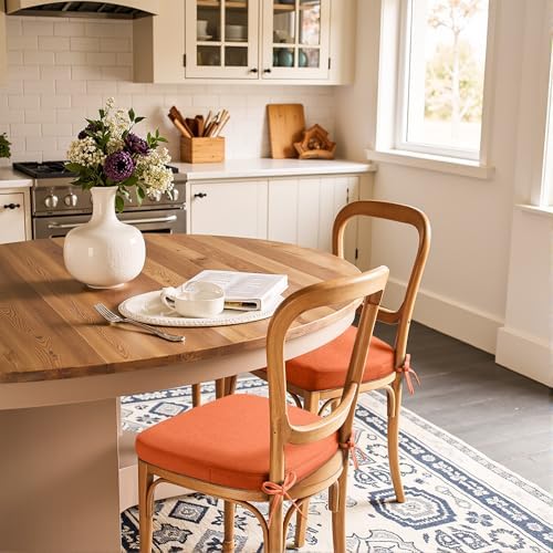 Sunsleek Chair Cushions for Dining Chairs D-Shaped Seat Cushions Chair Pads - Image 6