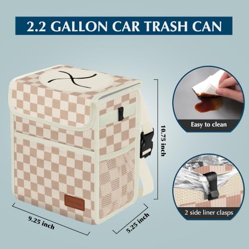 Femuar Leak Proof Car Trash Can - Image 2