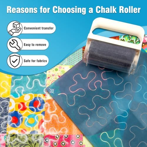 Chalk Powder Roller, Quilting Stencil Transfer Tool - Image 4