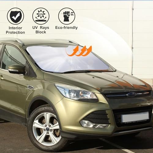Windshield Sun Shade for 2013-2019 Ford Escape Accessories - Image 6