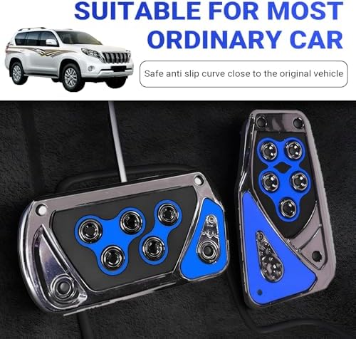 2-Pack Anti-Slip Car Pedal Covers, Universal No-Drill Accelerator & Brake Pedal - Image 6