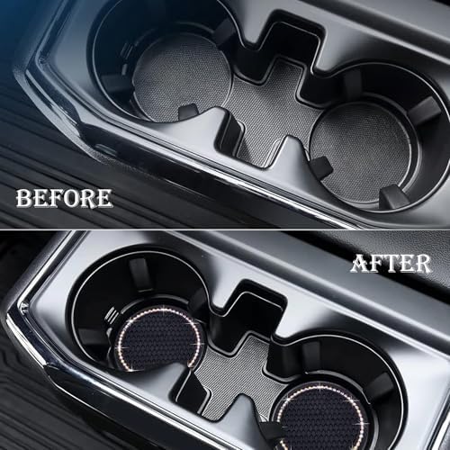 2PCS Bling Cup Holder Coaster, 2.75 Inch Auto Car Cup Holder Insert Coasters - Image 7