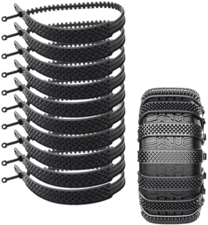 Snow Tire Straps Adjustable Anti-Skid Car Grips by Unknown