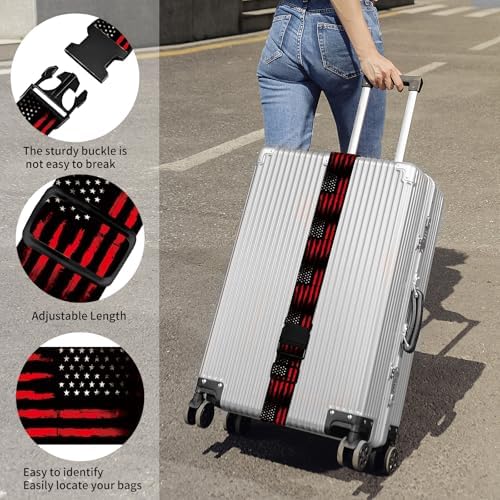 Luggage Straps for Suitcases, Heavy Duty Travel Belt - Image 2