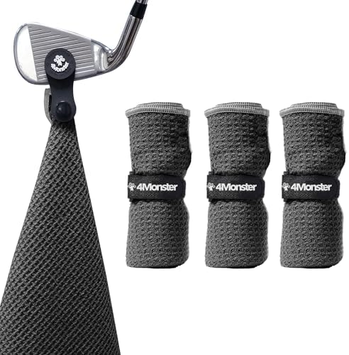 4Monster Golf Towels 3-Pack by 4Monster