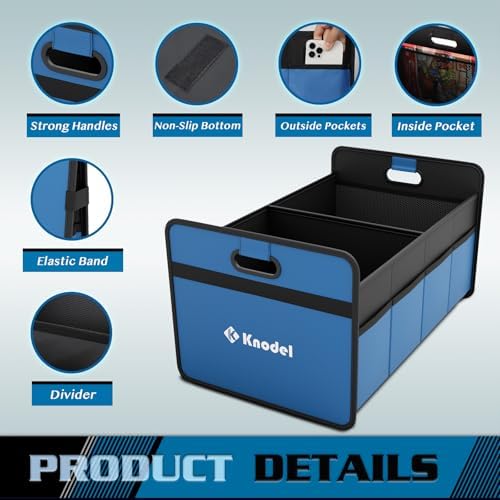 K KNODEL Foldable Trunk Storage Organizer - Image 6