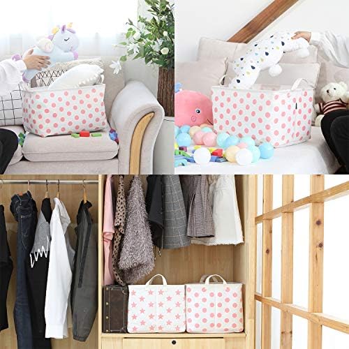 Sea Team Large Rectangle Open-Top Canvas Storage Basket - Image 4