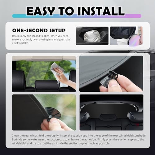 39.37×19.68" Car Rear Window Sun Shade - Image 6