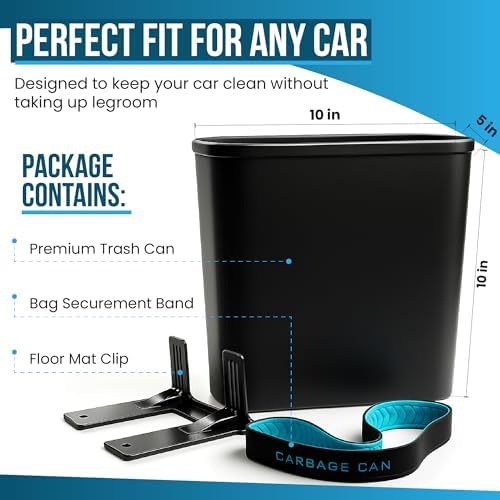 Car Trash Can for Car, Leakproof Garbage Bin - Image 2
