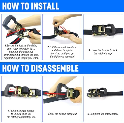 1.5" Wide Black Heavy Duty Y Strap - Image 4