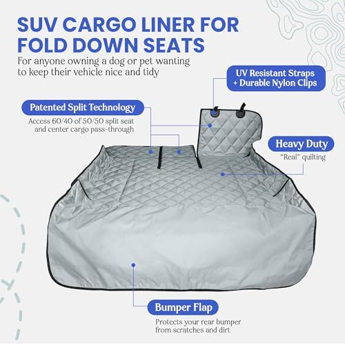 4Knines SUV Cargo Liner for Dogs, Fold Down Seats - Image 3