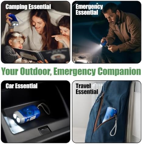 Evelots 48-Pack Hand Crank Flashlights - Image 6
