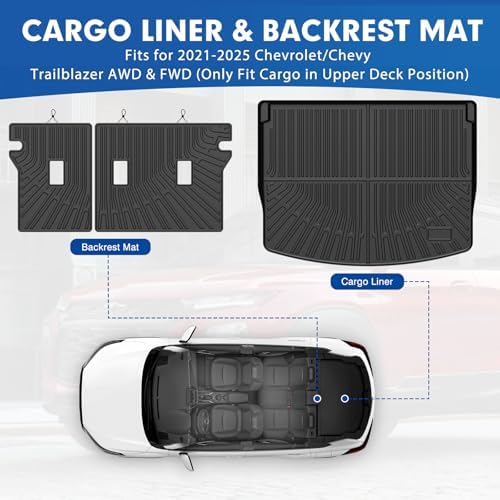 Mixsuper Cargo Liner with Backrest Mats - Image 2