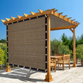 Amagenix 90% Shade Fabric 4'X 9' Mocha Sun Shade Cloth by Amagenix