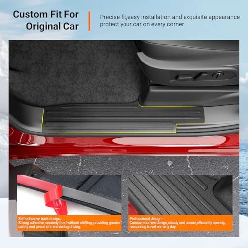 powoq Interior Door Sill Protector Compatible - Image 2