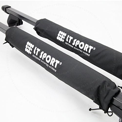 22" Universal Cargo Carrier Cross Bar Pad Rail Roof Rack Round Soft Cushion Wrap by LT+Sport