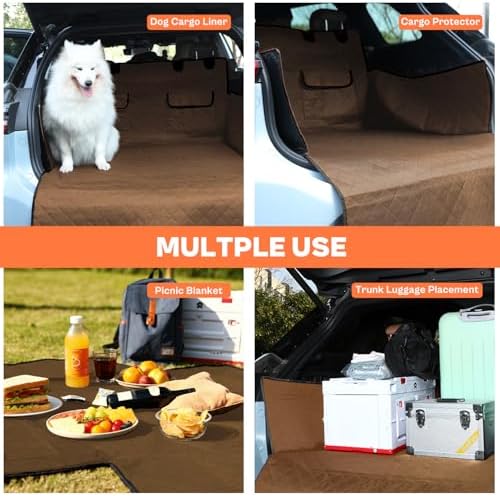 IVY&LANE SUV Cargo Liner for Dogs, Waterproof Trunk Cover Dog Car Seat Mat for - Image 7