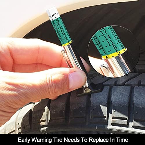 GODESON 88702 Smart Color Coded Tire Tread Depth Gauge 2 pieces - Image 5