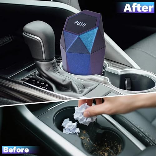 BFXM Car Trash Can Small Trash Bin - Image 3