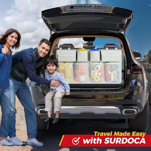SURDOCA Car Trunk Organizer, LARGE CAPACITY Car Storage Bag - Image 6
