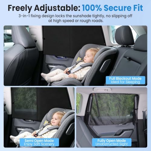 KUST Car Window Shades for 2019-2024 2025 Toyota RAV4 Accessories, Breathable - Image 5