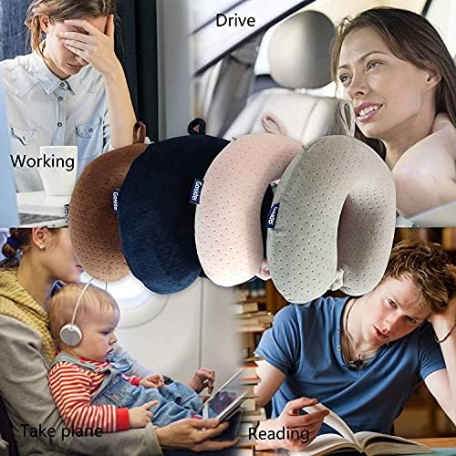 Memory Foam Travel Pillow, Comfortable Travel Neck Pillow U Shape, Support Neck - Image 6